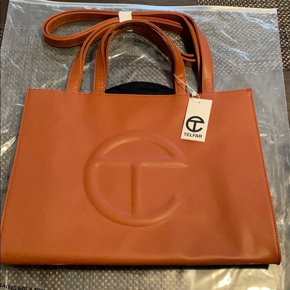 Telfar Handbags - 🚫SOLD🚫Tan Telfar Shopping Bag